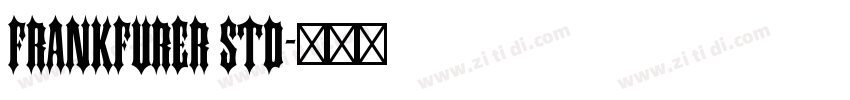 Frankfurer std字体转换